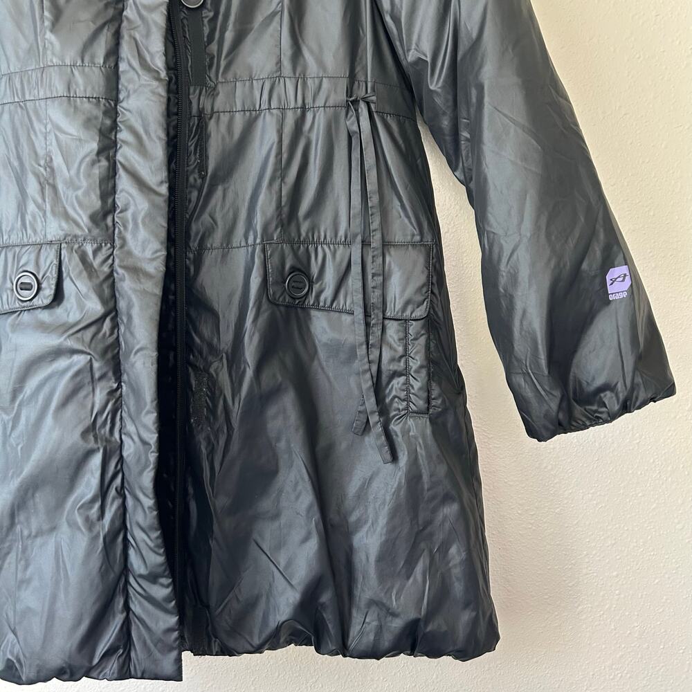 Orage Reversible Puffer Ski Jacket Mid Length Out… - image 8